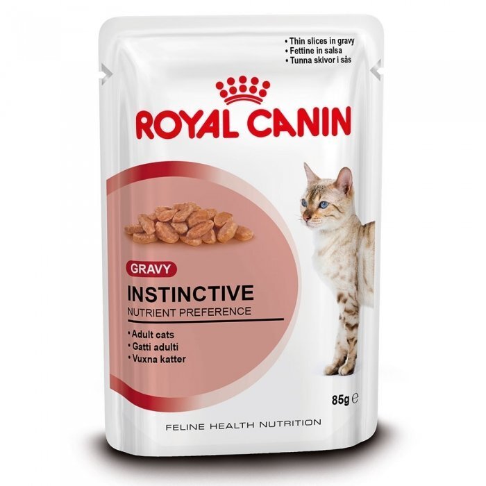 Royal Canin Instinctive in Gravy Pouch, 85 g цена и информация | Konservid kassidele | kaup24.ee