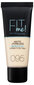 Vedel meigialuskreem Maybelline New York Fit Me! Matt & Poreless 122 Creamy Beige, 30 ml цена и информация | Jumestuskreemid, puudrid | kaup24.ee