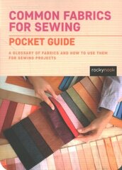 Common Fabrics for Sewing: Pocket Guide: A Glossary of Fabrics and How to Use Them for Sewing Projects цена и информация | Книги о питании и здоровом образе жизни | kaup24.ee