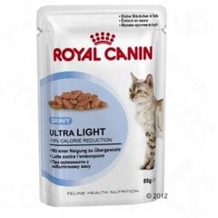 Konsrerv kassidele Royal Canin Ultra Light Pouch 85 g hind ja info | Konservid kassidele | kaup24.ee