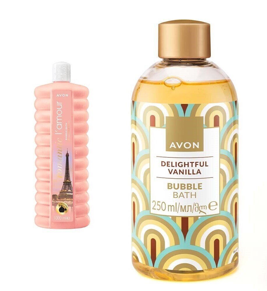 Avon vannivahukomplekt Romantic l`amour ja Delightful Vanilla hind ja info | Dušigeelid, õlid | kaup24.ee