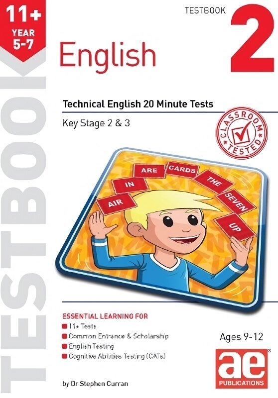 11plus English Year 5-7 Testbook 2 hind ja info | Noortekirjandus | kaup24.ee