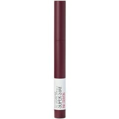 Kauapüsiv matt huulepulk Maybelline New York Super Stay Ink Crayon 2 g, 65 Settle For More hind ja info | Huulepulgad, -läiked, -palsamid, vaseliin | kaup24.ee