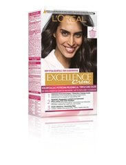 L'Oréal Paris Excellence CRÈME püsivärv, 2 hind ja info | Juuksevärvid | kaup24.ee