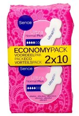 (DE) Sence, Ultra Normal Plus, Podpaski, 20 tk (Saksa toode) hind ja info | Tampoonid, hügieenisidemed, menstruaalanumad | kaup24.ee