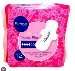 Sence Ultra Tavapärane Pluss, 12 tk - Mitmekordse Kasutusega hind ja info | Tampoonid, hügieenisidemed, menstruaalanumad | kaup24.ee