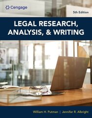 Legal Research, Analysis, and Writing 5th edition цена и информация | Книги по экономике | kaup24.ee