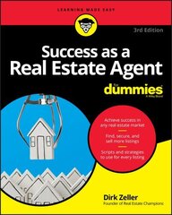 Success as a Real Estate Agent For Dummies 3rd edition цена и информация | Книги по экономике | kaup24.ee