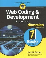 Web Coding & Development All-in-One For Dummies 2nd edition hind ja info | Majandusalased raamatud | kaup24.ee