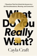 What Do You Really Want?: 7 Questions That Can Unlock the Answers to a Life Full of Abundance, Meaning, and Connection hind ja info | Eneseabiraamatud | kaup24.ee