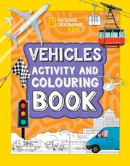 Vehicles Activity and Colouring Book цена и информация | Книги для подростков и молодежи | kaup24.ee