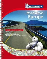 Europe - Tourist and Motoring Atlas (A4-Spiral): Tourist & Motoring Atlas A4 spiral 13th Edition hind ja info | Reisiraamatud, reisijuhid | kaup24.ee