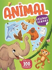 Animal Sticker Scenes hind ja info | Väikelaste raamatud | kaup24.ee