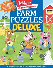 Farm Puzzles Deluxe hind ja info | Väikelaste raamatud | kaup24.ee