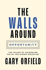 Walls around Opportunity: The Failure of Colorblind Policy for Higher Education цена и информация | Книги по социальным наукам | kaup24.ee