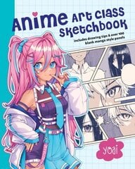 Anime Art Class Sketchbook: Includes Drawing Tips and Over 100 Blank Manga Style Panels цена и информация | Книги о питании и здоровом образе жизни | kaup24.ee