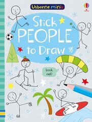 Stick People to Draw hind ja info | Väikelaste raamatud | kaup24.ee