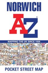 Norwich A-Z Pocket Street Map 2nd Revised edition цена и информация | Путеводители, путешествия | kaup24.ee