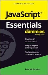 JavaScript Essentials For Dummies hind ja info | Majandusalased raamatud | kaup24.ee