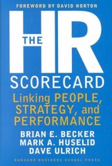 HR Scorecard: Linking People, Strategy, and Performance цена и информация | Книги по экономике | kaup24.ee