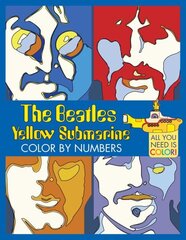 Beatles Yellow Submarine Color By Numbers hind ja info | Väikelaste raamatud | kaup24.ee