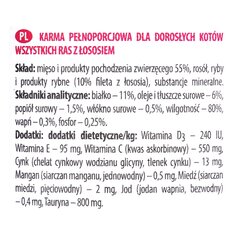 Dolina Noteci Olina Notice Piper с лососем, 400 г цена и информация | Кошачьи консервы | kaup24.ee