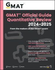 GMAT Official Guide Quantitative Review 2024-2025: Book plus Online Question Bank цена и информация | Книги по экономике | kaup24.ee