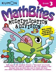 Math Bites: Grade 3 Multiplication & Division hind ja info | Väikelaste raamatud | kaup24.ee