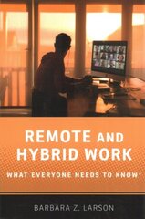 Remote and Hybrid Work: What Everyone Needs to Know® цена и информация | Книги по экономике | kaup24.ee