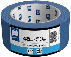 Maalri sinine UV-maskeerimislint PSB 48mm x 50m hind ja info | Värvimistööriistad | kaup24.ee