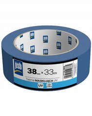 UV sinine maalriteip 38 mm 33 m hind ja info | Värvimistööriistad | kaup24.ee