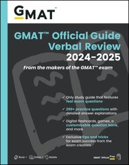 GMAT Official Guide Verbal Review 2024-2025: Book plus Online Question Bank цена и информация | Книги по социальным наукам | kaup24.ee