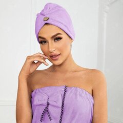 3-osaline komplekt naistele (rätik, turban, peapael) цена и информация | Столовые и кухонные приборы | kaup24.ee