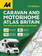 AA Caravan & Motorhome Atlas hind ja info | Reisiraamatud, reisijuhid | kaup24.ee