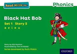 Read Write Inc. Phonics: Black Hat Bob (Green Set 1 Storybook 5) hind ja info | Noortekirjandus | kaup24.ee