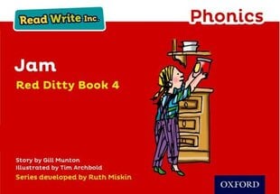 Read Write Inc. Phonics: Jam (Red Ditty Book 4) hind ja info | Noortekirjandus | kaup24.ee