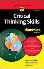 Critical Thinking Skills For Dummies 2nd edition hind ja info | Eneseabiraamatud | kaup24.ee