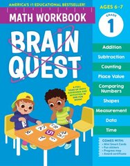 Brain Quest Math Workbook: 1st Grade цена и информация | Книги для подростков и молодежи | kaup24.ee