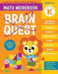 Brain Quest Math Workbook: Kindergarten hind ja info | Noortekirjandus | kaup24.ee