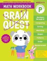 Brain Quest Math Workbook: Pre-Kindergarten hind ja info | Noortekirjandus | kaup24.ee