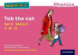 Read Write Inc. Phonics: Tab the Cat (Pink Set 3 Storybook 2) цена и информация | Книги для подростков и молодежи | kaup24.ee