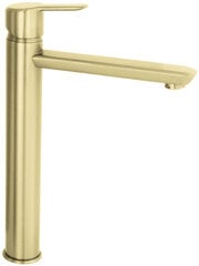 Valamusegisti Deante Arnika Tall, Brushed gold, BQA_R20N hind ja info | Vannitoa segistid | kaup24.ee