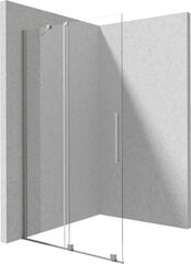 Walk-in lükand dušisein Deante Prizma, Brushed steel, 90x195 cm цена и информация | Душевые двери и стены | kaup24.ee