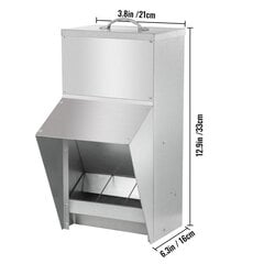 Linnusööda dosaator Vevor, 5.2 kg hind ja info | Kaubad kariloomadele | kaup24.ee