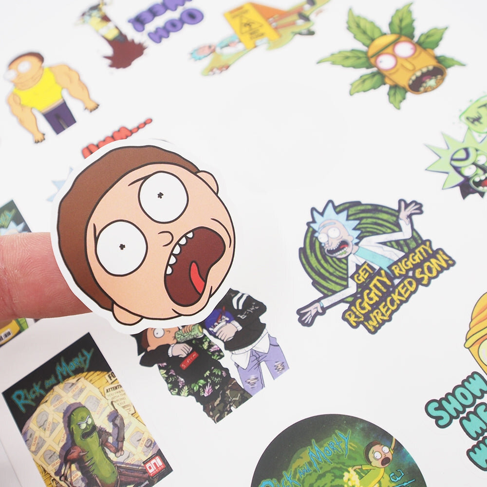 Kleebiste komplekt "Rick ja Morty" StoreGD hind ja info | Aplikatsioonid, dekoratsioonid, kleebised | kaup24.ee