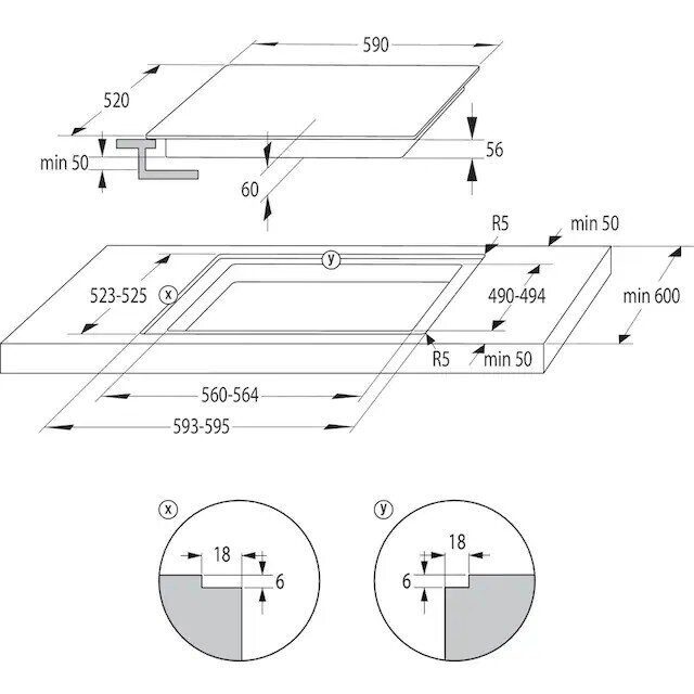 Gorenje GI6401BSCE цена и информация | Pliidiplaadid | kaup24.ee