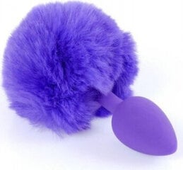 Boss Of Toys Plug-Jewellery Silicon PLUG - Bunny Tail - Purple цена и информация | Анальные игрушки | kaup24.ee