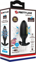 Boss Of Toys PRETTY LOVE - JEFFERSON 12 FUNCTIONS USB BLACK цена и информация | Анальные игрушки | kaup24.ee