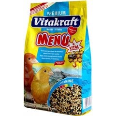 Vitakraft Menu Vital Honey toit kanaarilindudele, 500 g hind ja info | Linnutoidud | kaup24.ee