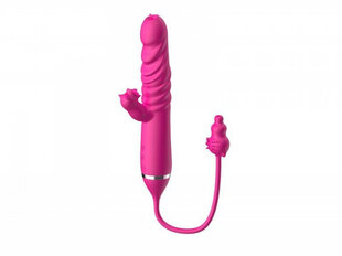 Boss Of Toys Tongue licking Triple Stimulation Thrusting Vibrator цена и информация | БДСМ и фетиш | kaup24.ee